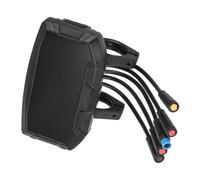 Lagomloot Pour smartgyro Crossover Dual Max Scooter électrique Affichage d'instruments 121 x 69,7 mm en plastique avec câble de 169 mm, noir