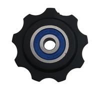 Lagomloot Rouleau de guidage de transmission de vélo, guide de chaîne en acier et plastique pour MRP FIFTY-FIFTY, pièce de rechange noire robuste