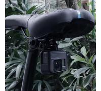 Lagomloot Support de feu arrière de vélo en alliage d'aluminium pour Garmin Varia RCT715, support de lampe léger noir 71 mm