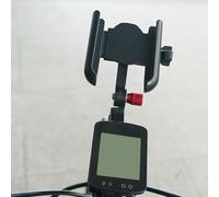 Lagomloot Support de téléphone en alliage d'aluminium pour vélo, peut contenir un phare d'ordinateur de téléphone pour appareils de 4,7 à 7", compatible avec Garmin pour Bryton pour Wahoo pour Cateye