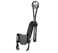 Lagomloot Support de téléphone pour vélo, extension de guidon 3 en 1 en alliage d'aluminium pour Garmin pour Bryton Wahoo, support rotatif à 360° pour smartphones de 55 à 95 mm