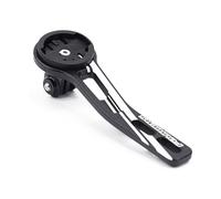 Lagomloot Support d'ordinateur de vélo en alliage d'aluminium CNC avec 4 adaptateurs pour Garmin Bryton MiO, noir