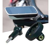 Lagomloot Support d'ordinateur de vélo, support avant en ABS pour Garmin 520 Plus/530/830/1030, adaptateur noir avec lumière/support de caméra