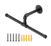 Lagomloot Support mural pour pulvérisateur de sac à dos, support de rangement en acier pour garage et abri de jardin, support noir de 50 cm