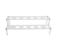 Lagomloot Support pour cônes de glace en acrylique à 12 trous pour saucisses, gaufres et desserts, présentoir carré transparent pour table de fête