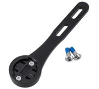 Lagomloot Support pour ordinateur de vélo, support de guidon intégré pour Garmin Edge 1000 Bryton, support en plastique léger 130 mm, noir