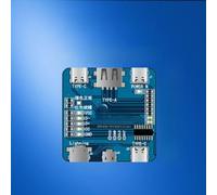 Lagomloot Testeur de câble USB pour continuité de type C, micro-USB et USB-A et détection de défaut de charge, indicateur LED, outil compact bleu 45 mm