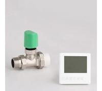 Lagomloot Thermostat LCD, contrôle intelligent de la température du chauffage de l'eau avec écran rétroéclairé, interrupteur de chauffage au sol CA 220 V 5 A pour bureau à domicile