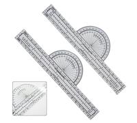 Lagomloot Traceur de navigation aéronautique, règle double face à grille fixe avec échelle 1:250k/500k/1M pour la planification de vol et la formation des pilotes