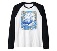 Lagopède des saules et myosotis Manche Raglan