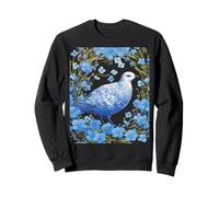 Lagopède des saules et myosotis Sweatshirt