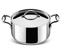 Lagostina 011115031224 Accademia Lagofusion Faitout avec Couvercle Inox 24 cm