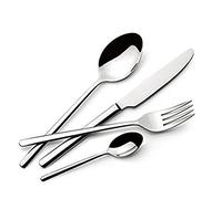 Lagostina 014436650524 Ménagère en Acier Inoxydable, Argent, Lot de 24