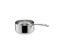 Lagostina Casserole Accademia Lagofusion Ø 16 cm Acier inox 18/10 Induction Gaz Four Poignée longue