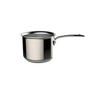Lagostina Accademia Lagofusion Casserole haute 14 cm (1,7L) Inox 18/10 Tous feux dont induction Poignée rivetée robuste Italie Garantie 25 ans 011116020714