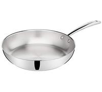 Lagostina Accademia Lagofusion Poêle en Acier Inoxydable 18/10 Ø 20 cm, Casserole Induction, Gaz et Four jusqu'à 250 °C, Extérieur Poli et Intérieur Satiné, Poignée Rivetée, Fond 5 Couches