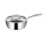 Lagostina Accademia Lagofusion Saucier 16 cm (1,3L) + couvercle Inox 18/10 Tous feux dont induction Poignée revetée robuste Italie Garantie 25 ans 011116031616