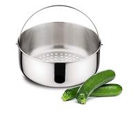 Lagostina Panier à vapeur 10920260405 – Acier inox 18/10, pour autocuiseur 5 l, 18 cm, argent