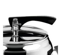 Lagostina Casserole à pression La Classica Lagofusion, autocuiseur Ø 22 cm, capacité 3,5 L, avec panier, livre de recettes et écodose, poignées en Bakélite, valve à poids et fond Lagofusion