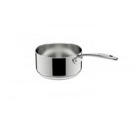 Lagostina Accademia Lagofusion Casserole Acier Inoxydable 18/10 à Poignée Longue Ø 18 cm, Casserole Induction, Gaz et Four, Extérieur Poli et Intérieur Satiné, Poignée Rivetée, Fond 5 Couches