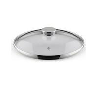 Lagostina – Couvercle en verre Salvaspazio 30 cm – Transparent argenté – 12138060130