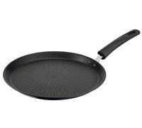 Lagostina Tempra, Crêpière 28 cm avec Revêtement Antiadhésif en Titane Anti-rayures et Fond en Acier Inoxydable, Manche Riveté, pour Toutes les Sources de Chaleur y Compris l'Induction