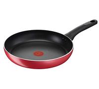 Lagostina Cuisine méditerranéenne Poêle antiadhésive en aluminium Ø 28 cm, casserole à induction, gaz et four, avec indicateur de cuisson thermo-Signal, poignée ergonomique en Bakelite