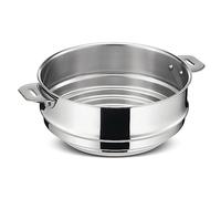 Lagostina Cuit-vapeur Salvaspazio+ 16/18/20 cm – Inox Argent