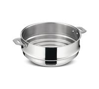 Cuit vapeur Salvaspazio+ 20/22/24 cm en acier inoxydable - Lagostina - Argent - Inox acier G