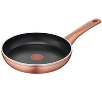 Lagostina cuivrée poêle, extérieur effet cuivre, aluminium anti-adhésif, diamètre 26 cm, noir