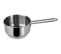 Lagostina Chaque casserole profonde Ø 14 cm en acier inoxydable 18/10 avec fond Lagoseal Plus, extérieur satiné et poignées larges, convient à toutes les sources de chaleur, y compris l'induction