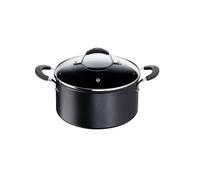 Faitout Tempra antiadhésif 24 cm - Lagostina - Noir - Aluminium noir G