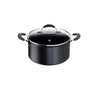 Faitout Tempra antiadhésif 24 cm - Lagostina - Noir - Aluminium noir G