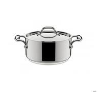 LAGOSTINA ACCADEMIA LAGOFUSION Faitout inox 24cm (5,3 L) + couvercle Tous feux dont induction Poignée rivetée robuste Italie Garantie 25 ans 011116031224