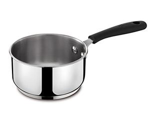Lagostina Gioiosa Casserole Ronde avec Manche Long, Acier Inoxydable, diamètre 14 cm, 1 Litre