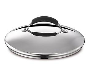 Lagostina Gioiosa Couvercle avec poignées en Bakelite, Acier Inoxydable 18/10, diamètre 24 cm