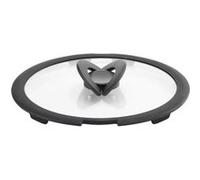 Lagostina Ingenio Induction Couvercle en Verre, Noir/Transparent, 26 cm