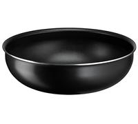 Lagostina Ingenio Essential Plus Wok Ø 28 cm, Poêle Wok antiadhésive en aluminium pour gaz et four, utilisable avec poignée amovible (vendu séparément)