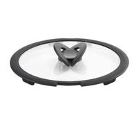 Lagostina Ingenio Induction Couvercle en Verre, Noir/Transparent, 26 cm