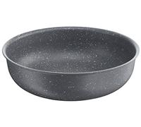 Lagostina Ingenio Induction Wok Aluminium Antiadhésif Effet Pierre 28 cm