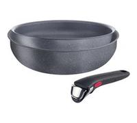 Lagostina Lot de casseroles Ingenio Mineralis Green 3 pièces Gris