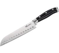 Lagostina K0470614 Couteau Santoku lame alvéolée 18 cm