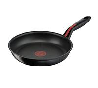 Lagostina Ligne Rossa Poêle anti-adhésive Ø 24 cm, poêle à induction, gaz et four anti-rayures, indicateur de cuisson thermosignal, fond en acier inoxydable et aluminium, poignée en silicone