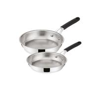 Lagostina Lot De 2 Poêles Inox 24/28cm 012896600002