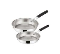 Lagostina Lot de 2 poêles inox 24/28cm - 012896600002
