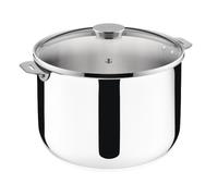 Marmite Salvaspazio+ avec son couvercle 26 cm en acier inoxydable - Lagostina - Argent - Inox inox G