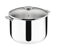 Lagostina Marmite Salvaspazio+ 26 cm en inox avec couvercle – Argent