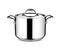 Lagostina Marmite ACCADEMIA LAGOFUSION 26 cm (7,9L) inox avec couvercle – Tous feux, poignée rivetée
