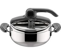 Lagostina Mia Lagoeasy'up, 3,5 l, Céramique, Gaz, Halogène, Induction, Plaque scellée, Acier inoxydable, 22 cm, Aluminium, Acier inoxydable, Mia Lagoeasy'up