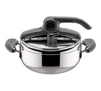 Lagostina Autocuiseur Mia Lagoeasy'UP 3,5 L Acier inox 18/10 Ø 22 cm Induction et gaz